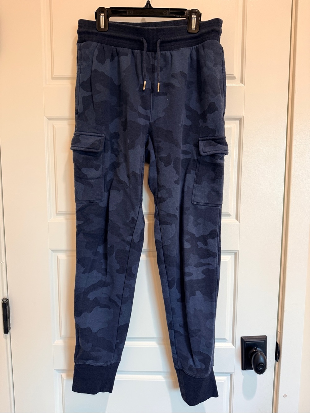 Bundle of 3 Men’s Sz. Small Casual Cargo Joggers - Navy Camo, Gray, Green Camo